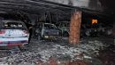 حریق ۹ خودرو و مصدومیت ۸ نفر به دلیل آتش‌سوزی گسترده در خیابان پاسدار گمنام