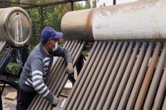 ۱۰ آبگرمکن خورشیدی در بوستان‌های منطقه ۱۹ تعمیر و بازآماد شدند