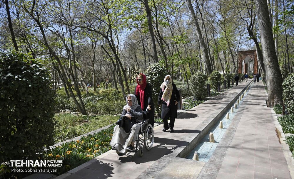 باغ ایرانی در ایام نوروز
