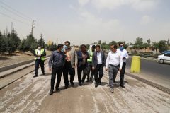 آسفالت بزرگراه شهید یاسینی پس از ۱۳ سال بهسازی شد