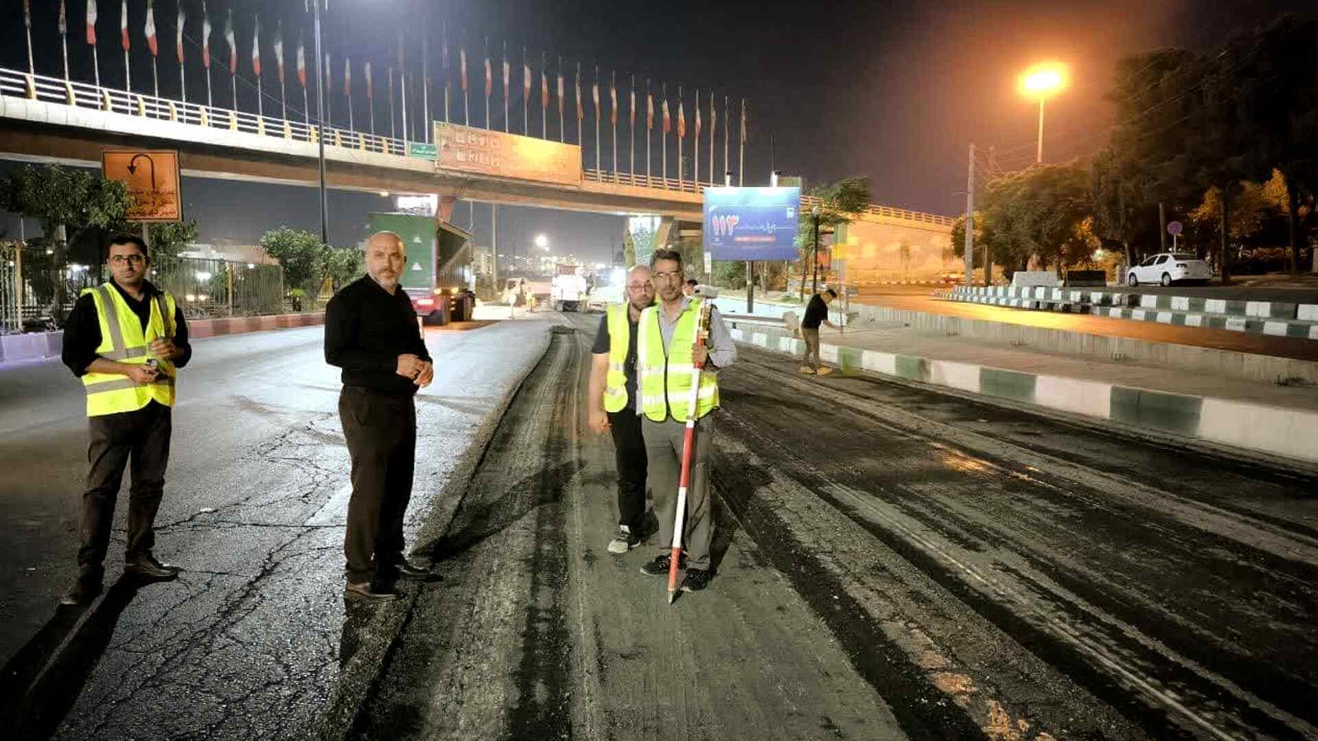 آسفالت جاده تهران – قم در کهریزک نو می‌شود
