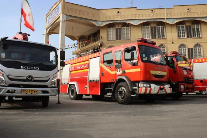 بازسازی خودروهای آتشنشانی کهریزک به دست نیروهای شهرداری