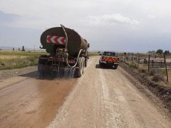 پاکسازی ۱۱۵ کیلومتر راه روستایی در رومشکان