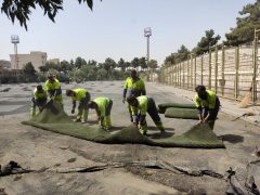 آغاز عملیات بازسازی ورزشگاه شهر سالم ۲ در منطقه ۲۰