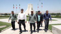 تجهیز کارگاه عمرانی تقاطع غیرهمسطح میدان فتح