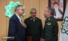 مراسم معارفه فرمانده یگان حفاظت شهرداری تهران