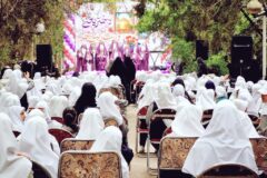 اجتماع ۱۵۰۰ نفری دختران دانش‌آموز فشافویه به مناسبت روز دختر